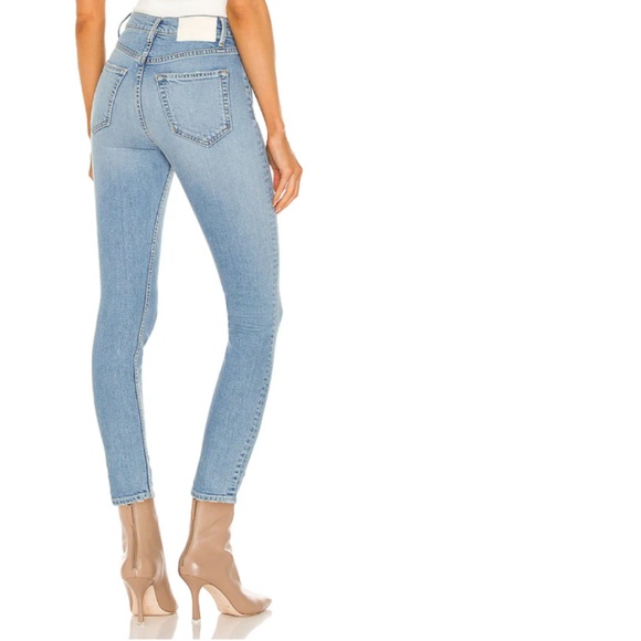 NWT Revolve GRLFRND Jeans High Rise Light Wash Kendall Stretch Skinny Size 25 - Picture 14 of 14